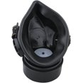thumbnail image 2 of Máscara contra el polvo Protección de pintura Respirador químico industrial contra vapores tóxicos, protección de máscara de cartucho Válvula fácil de respirar, negro, 2 of 5