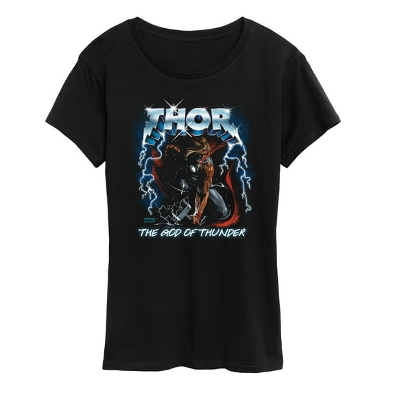 Marvel Thor - Metal Band Style - Women's Short Sleeve Graphic T-Shirt