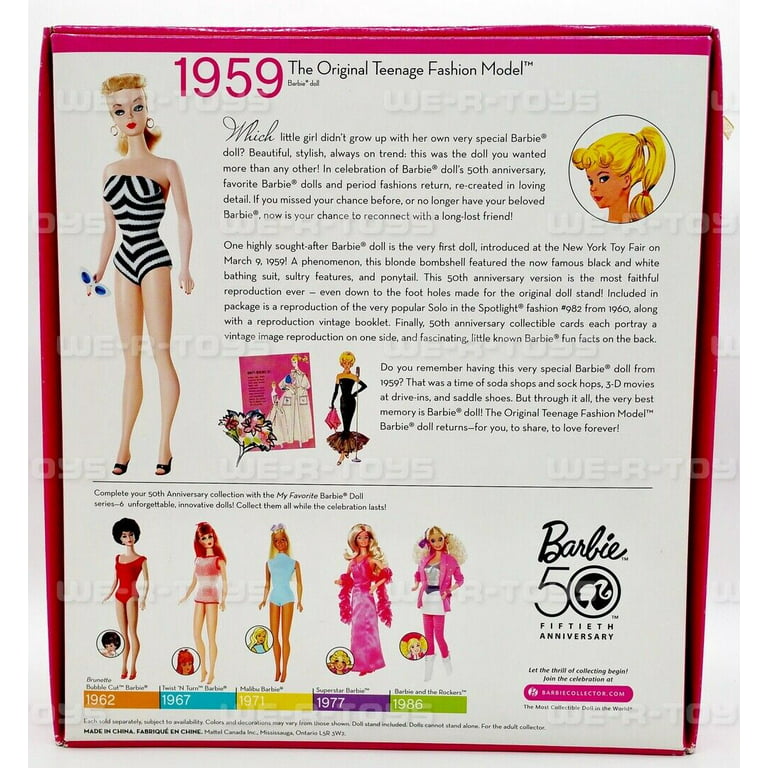 Barbie My Favorite Barbie: The Original Teenage Fashion Model Doll