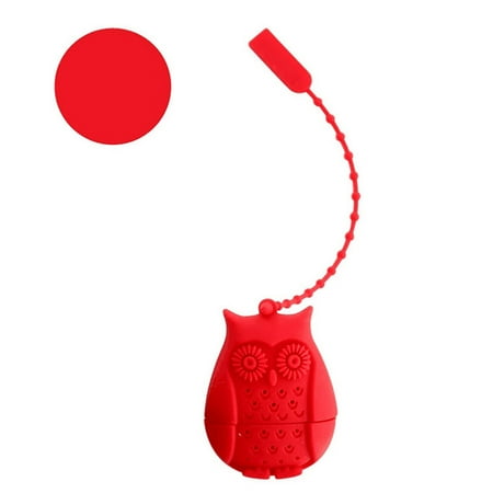 

WANYNG Silicone Tea Separator Owl Tea Maker SiliconeTea Drains Reusable Creative Owl Wises Owl Tea Maker Home Office Desks