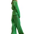 thumbnail image 3 of SAYOO Blusa de manga larga + pantalones largos para mujeres SAYOO moda, 3 of 9