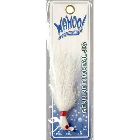 Wahoo Fishing Striper Bucktail Jig 1/2oz. (Best Lures For Saltwater Stripers)