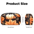 thumbnail image 5 of Pumpkin Oxford Fabric Waterproof Digital Bag Cable Organizer Travel Small Holder for Charger, Hard Drive - 5.9x9.44x3.14 in., 5 of 6