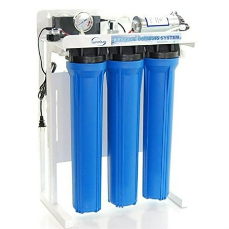 iSpring RCB3P Reverse Osmosis RO Water Filtration System, 300 GPD, Tankless, for Residential and Light Commercial usage,TDS Reduction, with Booster Pump and Pressure Gauge (Box 1 of 2 Only)