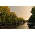 thumbnail image 3 of Berzel, Erin 24x17 Black Modern Framed Museum Art Print Titled - Amsterdam Singel Canal III, 3 of 5