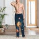 thumbnail image 2 of Balery Solar System And Planets Pantalones de pijama para hombre, pijama ultraligero, pantalón de descanso-Small, 2 of 6