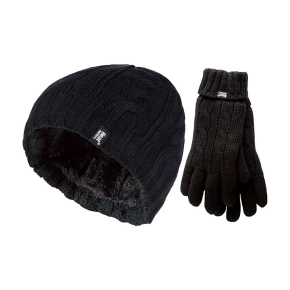 Heat Holders - Ladies Hat & Gloves Set for Winter