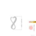thumbnail image 3 of ANGARA Natural Pave-Set Diamond Infinity Heart Pendant in Platinum for Women (Size-1mm| Color-H| Clarity-SI2) | April Birthstone, Anniversary, Jewelry Gift for Women | Natural Diamond Necklace, 3 of 8