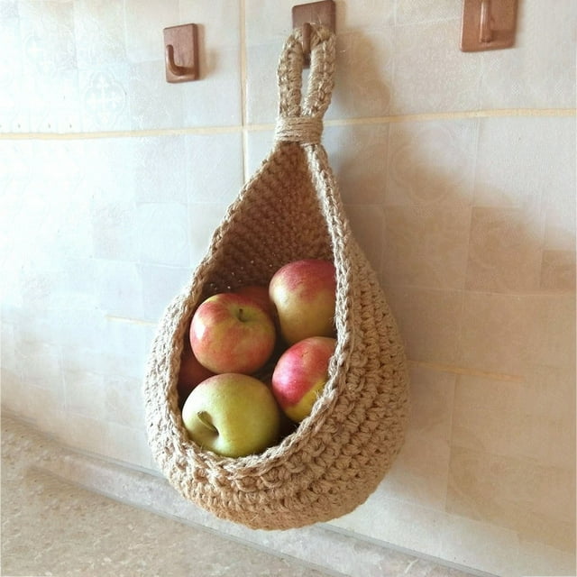 Hbdhejl Hanging Wall Vegetable Fruit Basketshanging Teardrop Wall Planters Hanging Pot Rack Wall Planter For Succulent Wall And Indoor