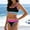 Multicolor#2, variant on GaThRRgYP Two Piece Swimsuits for Women,Women's Two Piece Color Block Bikini Sets Supportive Wide Strap Swimsuit 2026 Black S