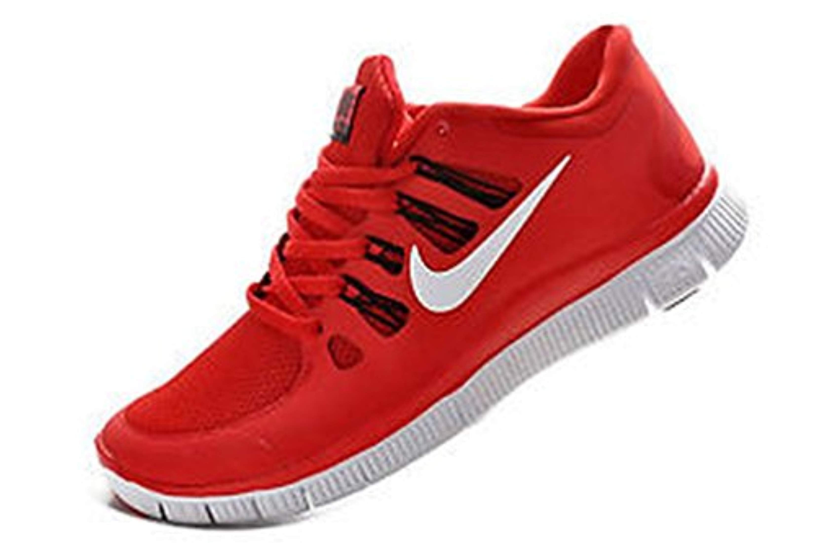 Nike Free 5.0+ Breathe Game Red/White-Black Synthetic Shoe - Walmart.com