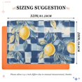 thumbnail image 6 of Yayeee Doormat for Indoor Entrance 32" x 20" Non Slippery Floor Rug, Retro Plaid Lemon, 6 of 8