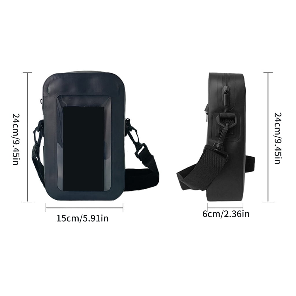Water Resistant Phone Pouch For Outdoor Activities Touch Screens Dry Bag with Adjustable Strap For Most Smartphones