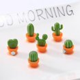 thumbnail image 2 of 12pcs Magnetic Fridge Magnets Cactus Three-dimensional Refrigerator Magnetic Stickers, 2 of 4