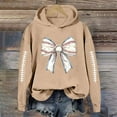 thumbnail image 4 of Heisall Womens Hoodies 2025 Autumn Winter Rugby Print Hooded Longline Long Sleeve Pocket Loose Casual Fashion Sweatshirts, 4 of 6