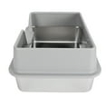 thumbnail image 4 of Stainless Steel Cat Litter Box, Enclosed Large High Sides Metal Litter Box Non Sticky Easy Clean Anti Leakage Steel Kitty Litter Box with Litter Scoop for Medium Small Cats, 4 of 7