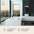 thumbnail image 2 of Hamilton Hills 16x24 inch Metal Bronze Frame Mirror for Bathroom | Brushed Rectangular Rounded Corner Vanity | 2" Deep Set Design Small Wall Mirrors Decorative | Hangs Horizontal and Vertical, 2 of 2