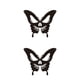 thumbnail image 2 of Kearding Impresionante y versátil arte de pared de metal con mariposas y calaveras Arte de pared de mariposas Decoración de calaveras Type2 NO2, 2 of 6