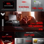 ASUS TUF Gaming A16 (2025) PC Gaming Laptop, 16” 16:10 FHD+ 144Hz Display, AMD Ryzen™ 5 7535HS, NVIDIA GeForce RTX 4050, 16GB DDR5, 512GB PCIe SSD, Wi-Fi 6, Windows 11 Home FA607NU-WS53