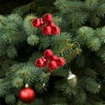 thumbnail image 1 of Puntoco Adornos Navideños Bolas Navideñas Recortes Ramos De Flores Simuladas Decoraciones Bolas Navideñas Flores Secas De Frutos Rojos Decoraciones, 1 of 6