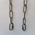 thumbnail image 2 of 6ft Black Finish Chandelier Pendant Light Fixture Hanging Light Chain (Black), 2 of 2