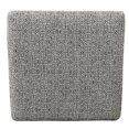 thumbnail image 4 of HomePop Moderne en Métal et Tissu Impression Globale X-base Pouf en Gris, 4 of 8