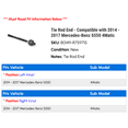 thumbnail image 2 of Tie Rod End - Compatible with 2014 - 2017 Mercedes-Benz S550 4Matic 2015 2016, 2 of 2