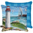 thumbnail image 2 of Briarwood Lane Coastal Lighthouse Summer Decorative Pillow, 2 of 6