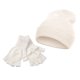 thumbnail image 1 of Conjunto de comba larga de ropa superior y guante sin dedos, blanco TOP HEADWEAR Beanie, 1 of 1