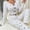 Black, variant on Naittoop Womens Lounge Sets Long Sleeve and Length Bottom 2 Piece Pajama Set Ribbed Sleepwear Pj