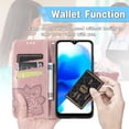 thumbnail image 2 of for Blackview A80S Wallet Case for Women,3D Butterfly PU Leather Shell with Credit Card Slots Case Cover for Blackview A80/A80S Rhinestone Rose Gold, 2 of 12