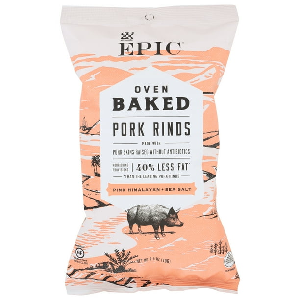 Epic Oven Baked Pork Rinds , 2.5 Oz