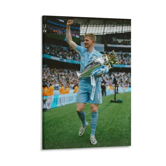 Kevin De Bruyne Canvas Poster Canvas Poster Wall Art Picture Prints Hanging Photo Gift Decor Home Posters Artworks 24x36inch(60x90cm)
