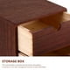 thumbnail image 5 of 1 caja de almacenamiento de escritorio vintage con cajones de madera (cuatro capas), 5 of 7