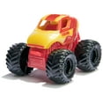thumbnail image 5 of Monster Jam, Marvel Mini 1:87 Scale Monster Truck 3-Pack (Thor, Black Panther, Iron Man), 5 of 8