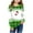 Green, variant on Odeerbi Kids Boys Girls Christmas Sweatshirt Plaid Crewneck Sweatshirts 1-12 Years Children's Long Sleeve Printed T-shirt Round Neck Top Blue