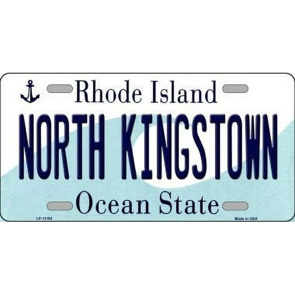 Smart Blonde LP-11192 6 x 12 in. North Kingstown Rhode Island Novelty Metal Vanity License Plate Tag