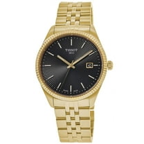 Tissot Ballade Men's Quartz Black Dial Gold-Tone Watch T156.410.33.051.00