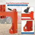 thumbnail image 5 of 3 Point Quick Hitch for Tractors, Category 1 & 2, 3000LB Capacity, 2 Receivers, 5-Level Adjustable Hook, Fits 3 Point Hitch Attachments, Fits Implements, Heavy Duty Hitch System, 5 of 8