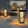 thumbnail image 1 of Classic Iron Lantern Waterproof Intelligent Portable Solar Lawn Lamp, 1 of 8