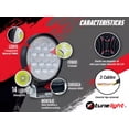 thumbnail image 3 of Kit De 2 Faros Estrobo Blanco Tunelight 42w 14 Leds 4x4/moto, 3 of 8