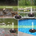 thumbnail image 5 of WJTG Solar Fountain, Upgraded with , Solar Powered Fountain Water Pump, Free Standing Floating SolarJ_Perfect Gift, 5 of 5