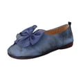 thumbnail image 2 of Willtoo Women's Faux Suede Square Toe Ballet Flats Bowknot Shoes Women Dressy Comfortable Slip-On Loafers Ballerina Flats, 2 of 7