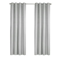 Thermaplus Margot 100% Blackout Grommet Curtain Panel 52 x 108 in White
