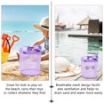 thumbnail image 2 of EeaseCA 1 Pce Grandes Pochettes de Plage Sac de Rangement pour Jouets en Filet Sac de Rangement Respirant pour Coquillages, 2 of 8