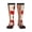 2 Black-1, variant on America Canada Flag Pattern Knee High Socks for Women Long Leg Warmers Socks