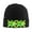 Black, variant on Jamaica Jamaican Kingdom Flag Beanie Hat Knit Hat Skull Cap for Men Women Winter Hat Blue