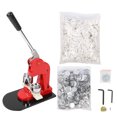 thumbnail image 1 of Badge Machine 37mm Hand Punch Press Tool with Aluminum Alloy Sliding Mold 1000Pcs Buttons, 1 of 13