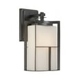 thumbnail image 2 of Braxton Charcoal 1-Light Outdoor Line Voltage Hardwired Porch Light Wall Sconce with No Bulb Included, 2 of 2