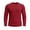 24# Wine, variant on Thermal Top Men Crewneck Casual Sweater Textured Knit Pullover Sweater Soft Breathable Warm Fall Winter Tops Long Sleeve Loose Fit Textured Shirts